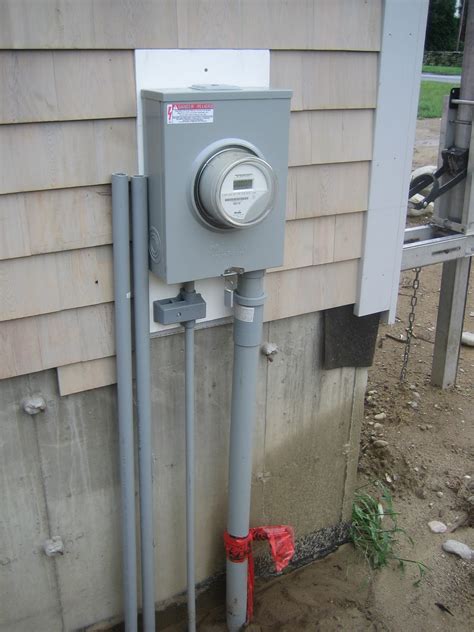 electric meter box cost|electrical meter box outside house.